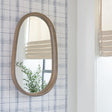 Aarilynn Antique Brown Accent Mirror front view