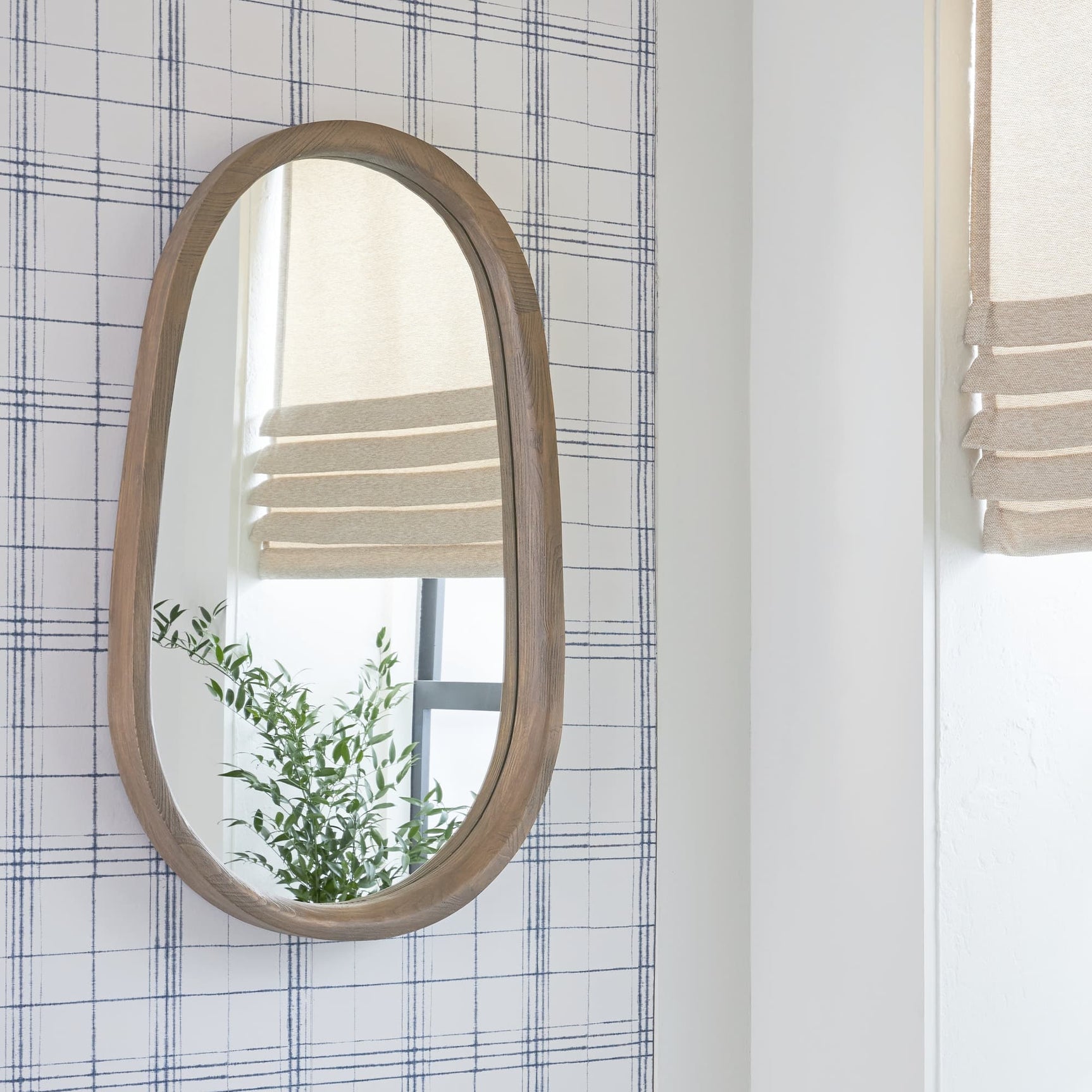 Aarilynn Antique Brown Accent Mirror front view