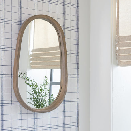 Aarilynn Antique Brown Accent Mirror front view
