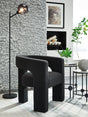 Landick Ebony Accent Chair front angle