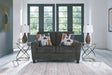 Erinslane Dusk Chenille Loveseat front view