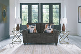 Erinslane Dusk Chenille Loveseat front view
