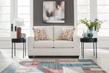 Aviemore Stone Chenille Loveseat front angle view