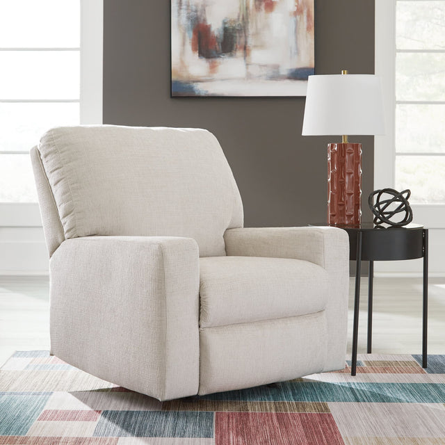 Aviemore Stone Chenille Recliner front view
