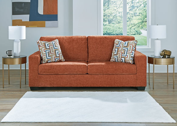 Aviemore Spice Chenille 3-seat sofa main front view