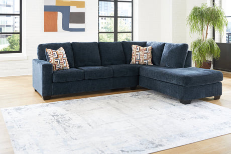 Aviemore Ink Chenille 2-Piece Sectional Sofa with Chaise - main view