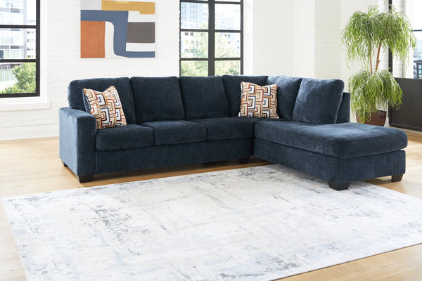 Aviemore Ink Chenille 2-Piece Sectional Sofa with Chaise - main view