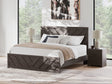 Prendonea Charcoal King Panel Bed front view