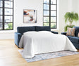 Aviemore Ink chenille queen sofa sleeper front view