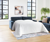 Aviemore Ink chenille queen sofa sleeper front view