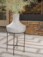 Estonbank Distressed Cream Vase front view