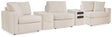 main view of Modmax Oyster 5-Piece Sectional Sofa with built-in audio system