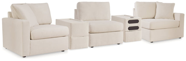 main view of Modmax Oyster 5-Piece Sectional Sofa with built-in audio system