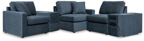 Main view of Modmax Ink 5-Piece Sectional Sofa with Audio System