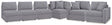 Main view of Modmax Granite 6-Piece Sectional sofa