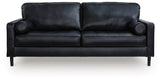 Bryceview Onyx Leather Sofa main view