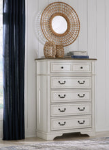 Blendon Two-Tone Chest of Drawers front view
