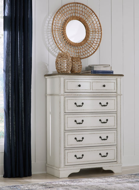 Blendon Two-Tone Chest of Drawers front view