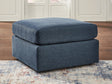 Modmax oversized accent ottoman angled view