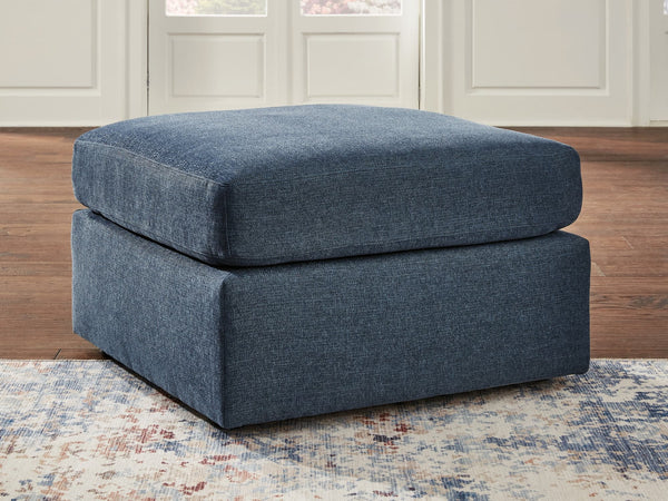 Modmax oversized accent ottoman angled view