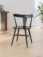 Gretlynn Black Dining Chair front angled view