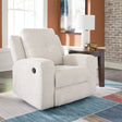 Danum Stone Chenille Recliner main view