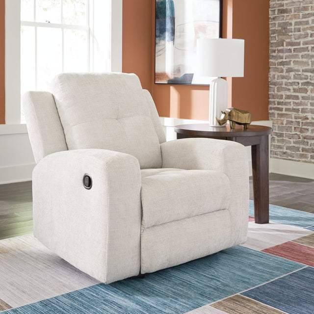 Danum Stone Chenille Recliner main view