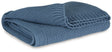 Gayelery Blue Throw blanket neatly folded replacement view