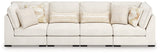 Donelson Creek Vanilla 4-Piece Sectional Sofa main front view