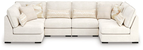 Donelson Creek vanilla sectional sofa main front view
