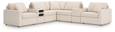 Main view of Modmax Oyster 7-Piece Sectional with Audio and Storage Consoles