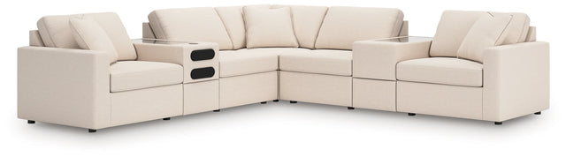 Main view of Modmax Oyster 7-Piece Sectional with Audio and Storage Consoles