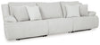 Top Tier Alloy 3-Piece Sectional Sofa front view