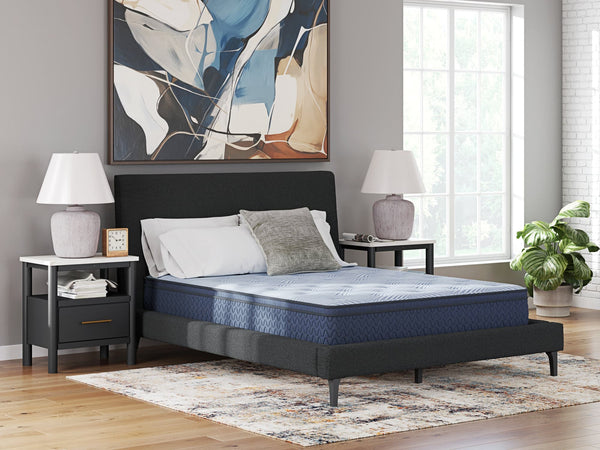 Peak 2.0 12 Hybrid Light Blue King Mattress front view