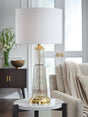 Bakersboro clear glass table lamp front view