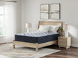 Firm Luxe 2.0 Blue Queen Mattress angled side view