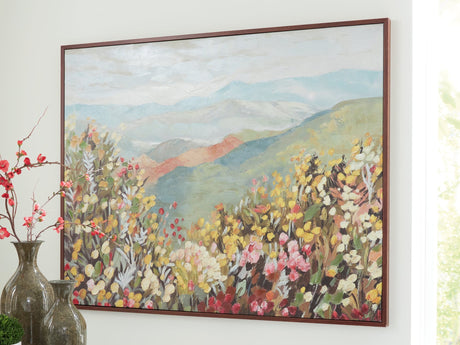 Pryorley Multi Floral Wall Art front view