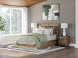 Chirason Brown Full Panel Bed - front angle view