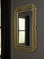 Claybrook Gold Finish Accent Mirror front view