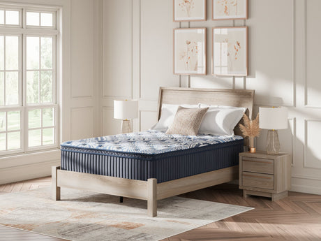 Plush Luxe 2.0 Blue Queen Mattress front view