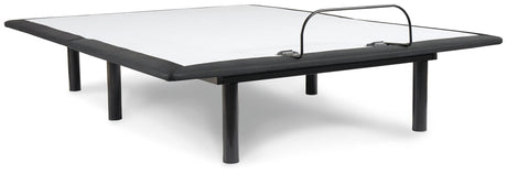 Ashley Head Up Only Queen Adjustable Base Charcoal Gray front view