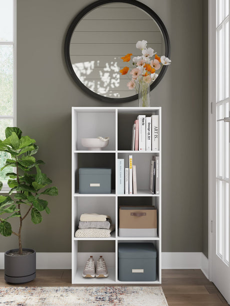 Onita White eight-cube organizer front view