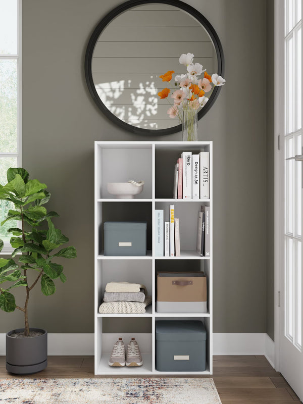 Onita White eight-cube organizer front view