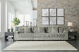 main view of Lindyn Fog 3-Piece Sectional Sofa