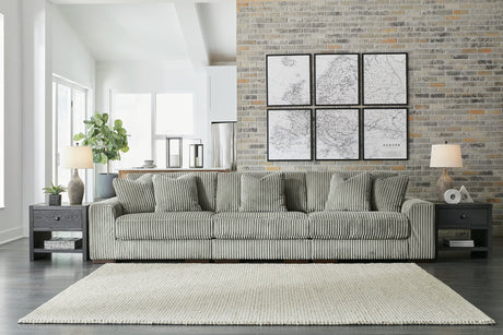 main view of Lindyn Fog 3-Piece Sectional Sofa