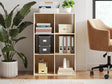 Piperton Tan Six-Cube Organizer front angle showing six compartments