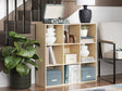 Piperton tan nine-cube organizer front view