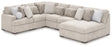 Cuddle Plush Arctic 6-Piece Sectional Sofa with Chaise main view