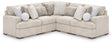 Cuddle Plush Arctic 5-Piece Sectional Sofa main view