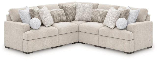 Cuddle Plush Arctic 5-Piece Sectional Sofa main view